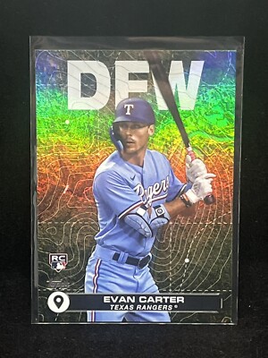 2024 Topps Series 2 EVAN CARTER RC City TO City Insert #CTC-16 DFW RANGERS