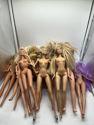doll lot of 10 Read Nude Mixed Lot Vintage To Modern Barbie And More Read
