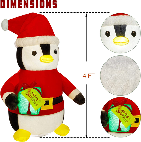 4ft stuffed penguin