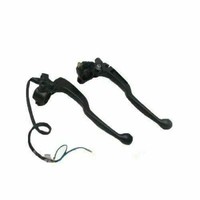 Schwarze Brems- Und Kupplungshebel FüR Royal Enfield Bullet FrüHmodell @Us