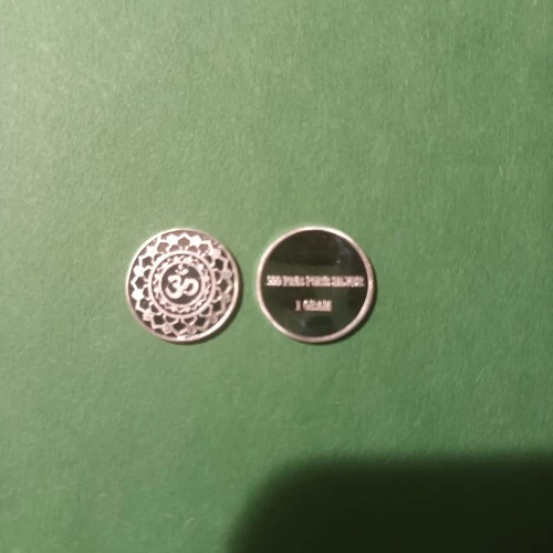 Crown Chakra Round One Gram .999 Fine.