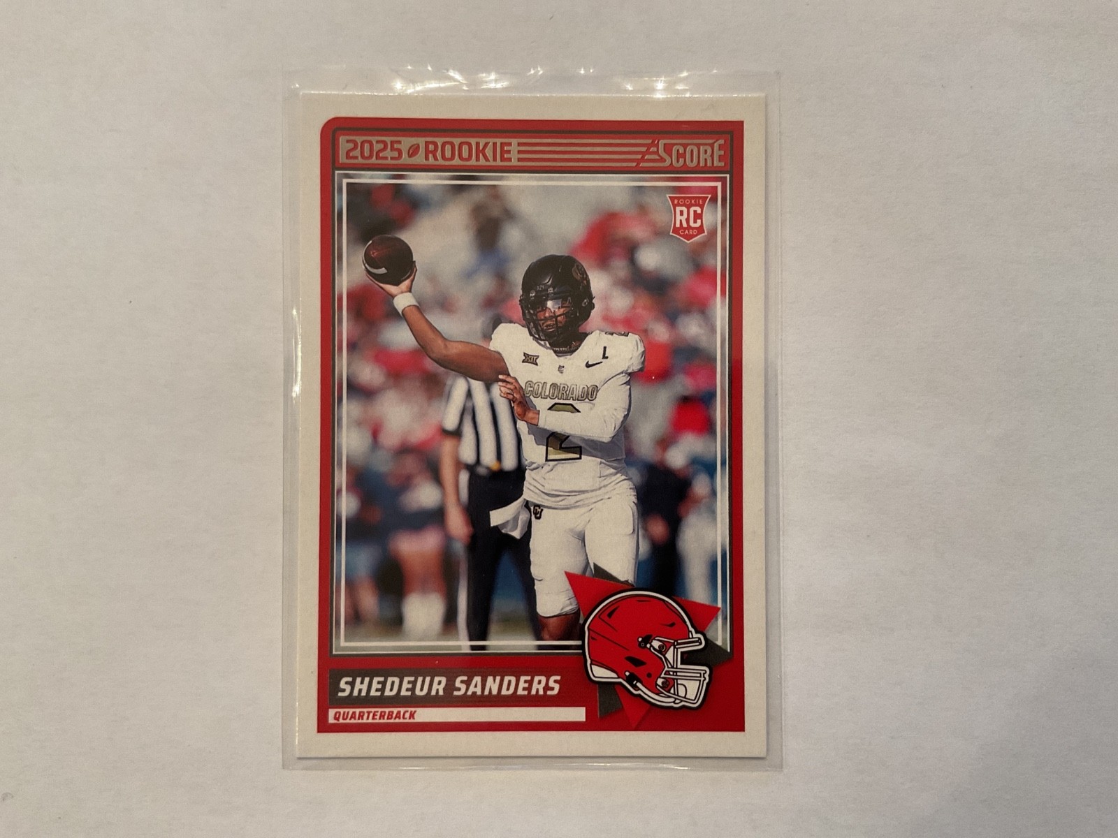 Shedeur Sanders 2025 Panini Score Rookie Card # 15 Browns