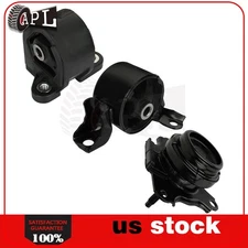 Front Right Rear Engine Motor Mount Kit For 2003-2005 Honda Civic 1.3L Hybrid