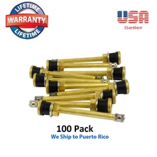 100 Kit TR572 Truck Tire Valve Stem Wheels 22.5 /24.5 For Rim Φ.625".Holes L:4" 