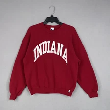 Vintage Indiana Hoosiers Sweater Mens Medium NCAA Basketball Crewneck College IU