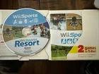 Nintendo Wii Sports and Wii Sports Resort 2 in 1 Combo Disc with Sleeve & Manual