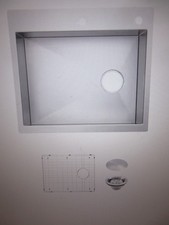 Glacier Bay Professional Zero Radius 27 in. Drop-In Single Bowl Kitchen Sink