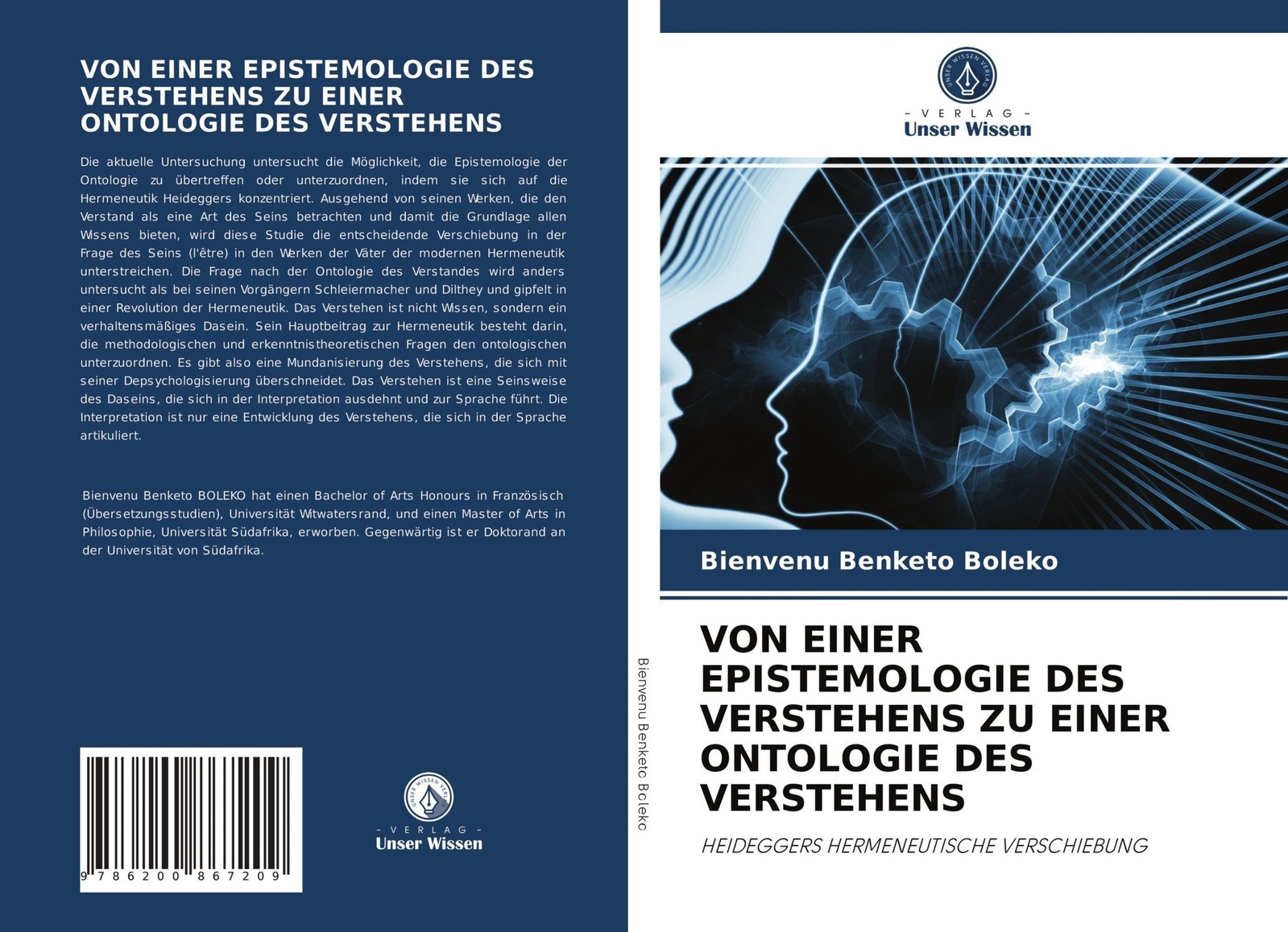 VON EINER EPISTEMOLOGIE DES VERSTEHENS ZU EINER ONTOLOGIE DES VERSTEHENS | Buch - Bienvenu Benketo Boleko
