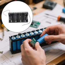 ABS Plastic LR20 D Battery Box with Shockproof Design for Electronics