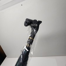 Aramis Tartan Blue Green Plaid Umbrella Scottie Dog's Head Scottish Terrier