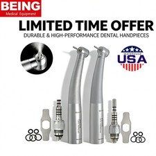 BEING Dental High Speed Handpiece Fiber Optic Mini/Torque Head Fit KaVo 4/6 Hole