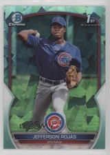 2023 Bowman Sapphire Chrome Prospects Aqua 43/55 Jefferson Rojas #BCP-70 09an