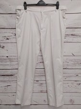 Pleated Golf Trousers - IJP Design Collection - Ian Poulter - White - W38" L32"