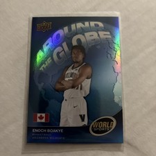 Enoch Boakye | 2025 Upper Deck World of Sports Around The Globe Blue RC #ATG-EB