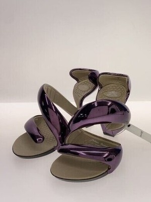 Julian Hakes Mojito Sandalen Pumps High Heels Open Toe Lila Größe 35 US 5,5