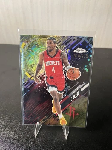 2025 Topps Chrome Jalen Green Refractors Yellow (RAW)