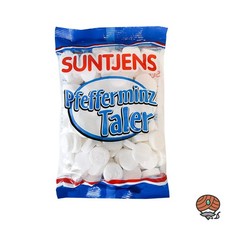 Suntjens Pfefferminztaler 310 g Beutel - Pastillen mit Pfefferminzgeschmack