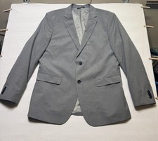 Banana Republic Tailored Fit Men s Blazer Jacket Size 46 Long Heather Gray