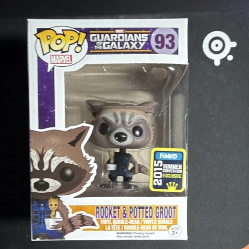 Funko Pop! Vinyl Marvel Guardians Rocket & Groot 2015 Convention Exclusive #93