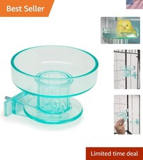 Lockable Bird Bath for Lovebirds  Finches - Versatile Indoor and Outdoor Use