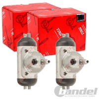 2X TRW Radbremszylinder 22,2Mm Passend FüR Nissan Evalia NV200 Trommelbremse |