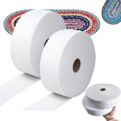 2 Rolls 1/4 Inch Jelly Roll Batting Strips, 70 Yards Total Extra Thick Needle...