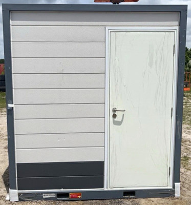 Prefab Modular Bathroom Building Metal w/ Window Door Toilet Sink Shower