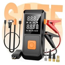 Car Battery Jump Starter with Air Compressor 4000A 150PSI, Portable Car