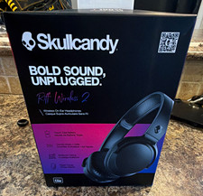 Skullcandy Riff Wireless 2 Bluetooth v5.2 On-Ear Headphones Mic Black