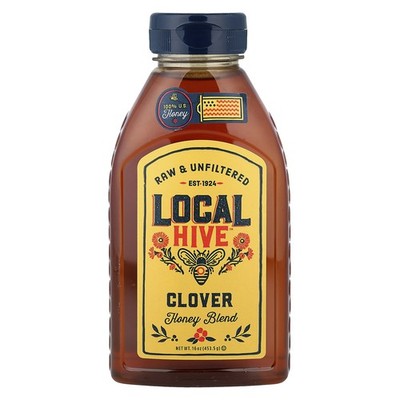 Honey Blend, Clover, Raw & Unfiltered, 16 oz (453.5 g)