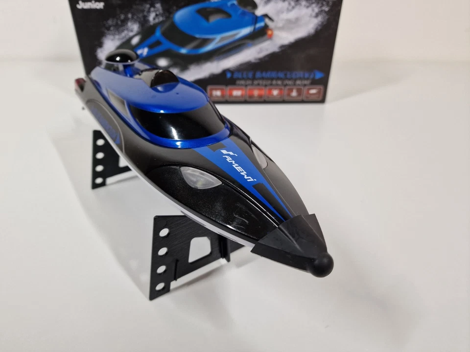 Amewi 26093 Blue Barracuda V3 Rc Mini Speedboat 25KM/H Rc Boot Einsteiger Blau - Bild 3 von 4