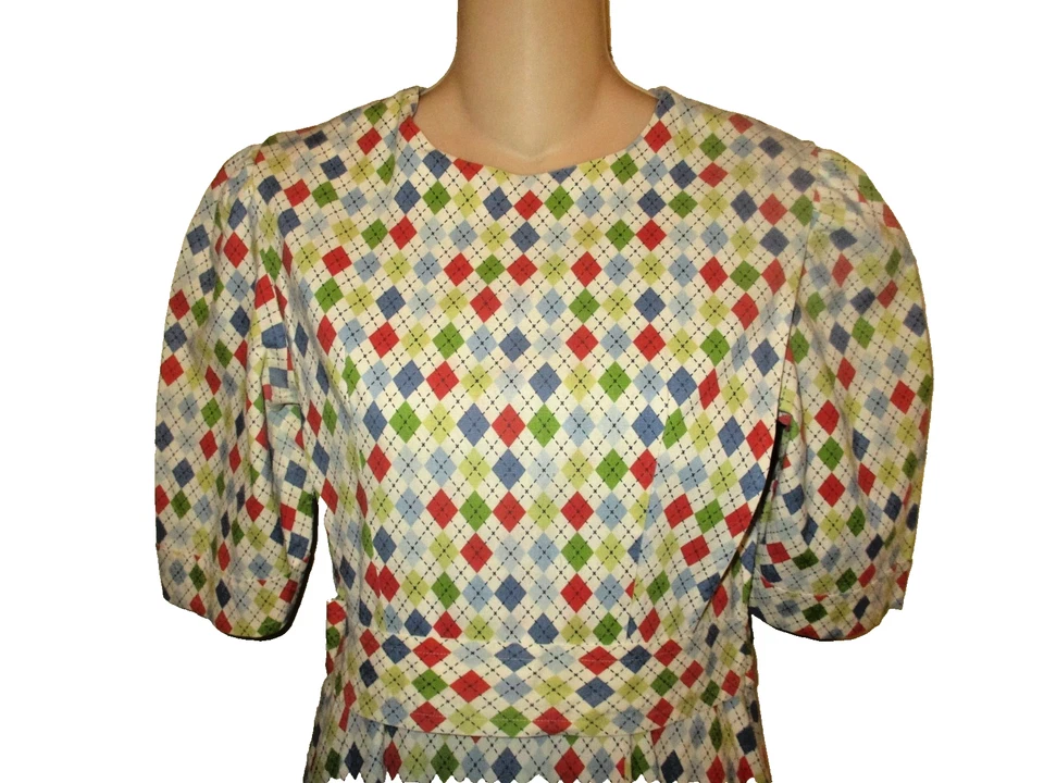 Amish Mennonite Cape Dress 34"Bust/30"Waist Modest Christian Handmade Tall Dress - Image 2 of 4