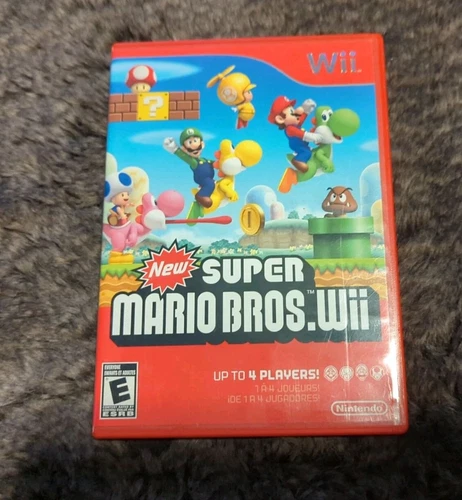 New Super Mario Bros Wii Complete w/ Manual - Tested - Will Combine Shipping