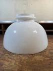 Victorian 10 Inch White Milk Glass Lamp Shade Part Chimney Globe Shade Oil Lamp