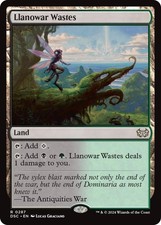 Llanowar Wastes MTG Commander: Duskmourn: House of Horror 287 R NM