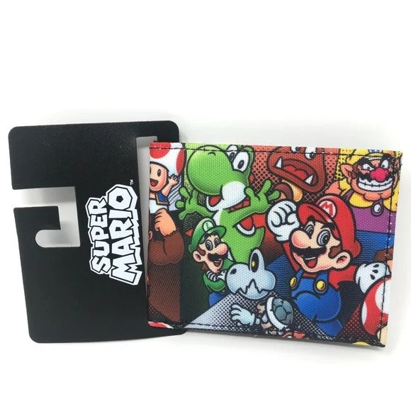 Nintendo Super Mario Bifold Canvas Wallet - Image 2 of 4
