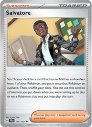 Salvatore 160/162 Temporal Forces Uncommon Pokemon TCG