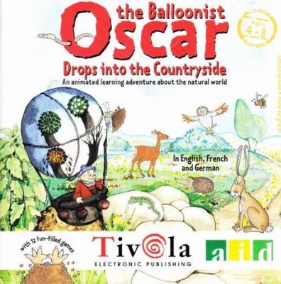 Oscar The Balloonist Drops Into Countryside PC MAC CD learn about nature game!