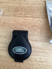 Leather Car Sun Visor Sunglasses Card Holder Clip Organizer For Land Rover