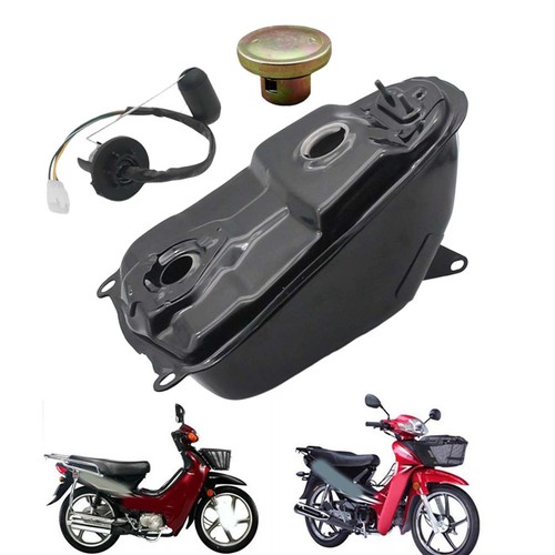 Curved Beam Style Motorcycle Fuel Tank Set with Sensor for TBT110 Type - Picture 2 of 17