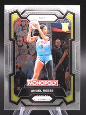 Angel Reese ROOKIE 2024 WNBA Monopoly Prizm Basketball Chicago Sky #68 RC