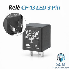 Relè CF-13 3Pin Frecce Led Moto Auto Scooter Universale Relay 12V CF13JL-02 