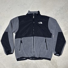 The North Face Jacket Coat Boys Youth Large L Black Polartec Fleece Full Zip