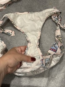 AGENT PROVOCATEUR Amylee Retro Pin-Up Printed Bikini Set US/UK 34B / 2 Rare