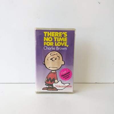 There's No Time For Love, Charlie Brown VHS 1987 Peanuts Brand New