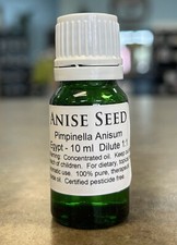 Anise Seed 100 Pure Essential Oil Blend l0 ml Green Glass Eurodropper Bottle