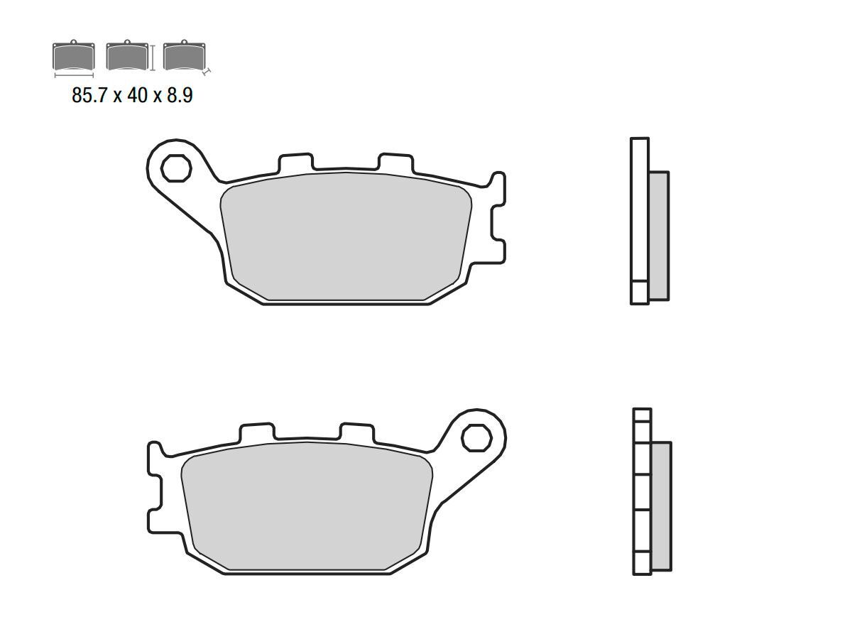 Plaquettes De Frein Arrière Pour Trottinettes Enfants - Lot De Pièces De Rechange En Plastique - Multi-Tailles