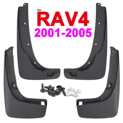4pcs For Toyota RAV4 XA20 2001-2005 Mudguards Mud Flaps Splash Guards Fender - Photo 1 sur 6
