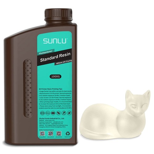 SUNLU 3D Printer Resin 1KG,Standard/ABS-Like/Standard Plus/Water Washable Resin - Picture 48 of 76