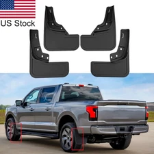 4PCS Mud Flaps Splash Guards Fender For 2022-2024 Ford F-150 Lightning HYBRID